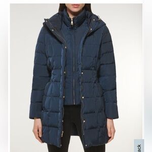 Navy parka